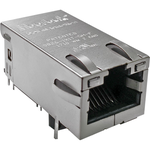 Conn RJ-45 RCP 8 POS 1.27mm Solder RA Thru-Hole 8 Terminal 1 Port