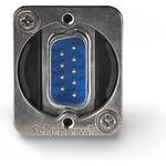 Conn D-Sub Adapter PIN/SKT 9/9 POS ST Panel Mount 1 Port Bag
