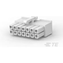 TE Connectivity-1-794954-4 Einzeladersteckverbinder, Gehäuse Conn Housing RCP 14 POS 4.2mm Crimp ST Cable Mount Natural Bag