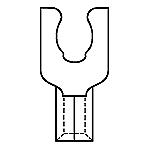 Snap Spade Tongue Terminal 14-16AWG Copper 17.6mm Tin Krimptite™ T/R