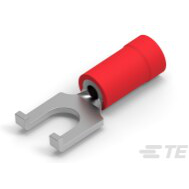 TE Connectivity-322249 连接器端子 Flanged Spade Tongue Terminal 16-22AWG Copper Red 19.02mm Tin Loose
