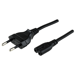 Same Sky (formerly CUI Devices)-AC-C7 EU Cable Assembly AC Power Cable Assembly 1.82m CEE 7/16 to C7 2 to 2 POS F-M 18AWG