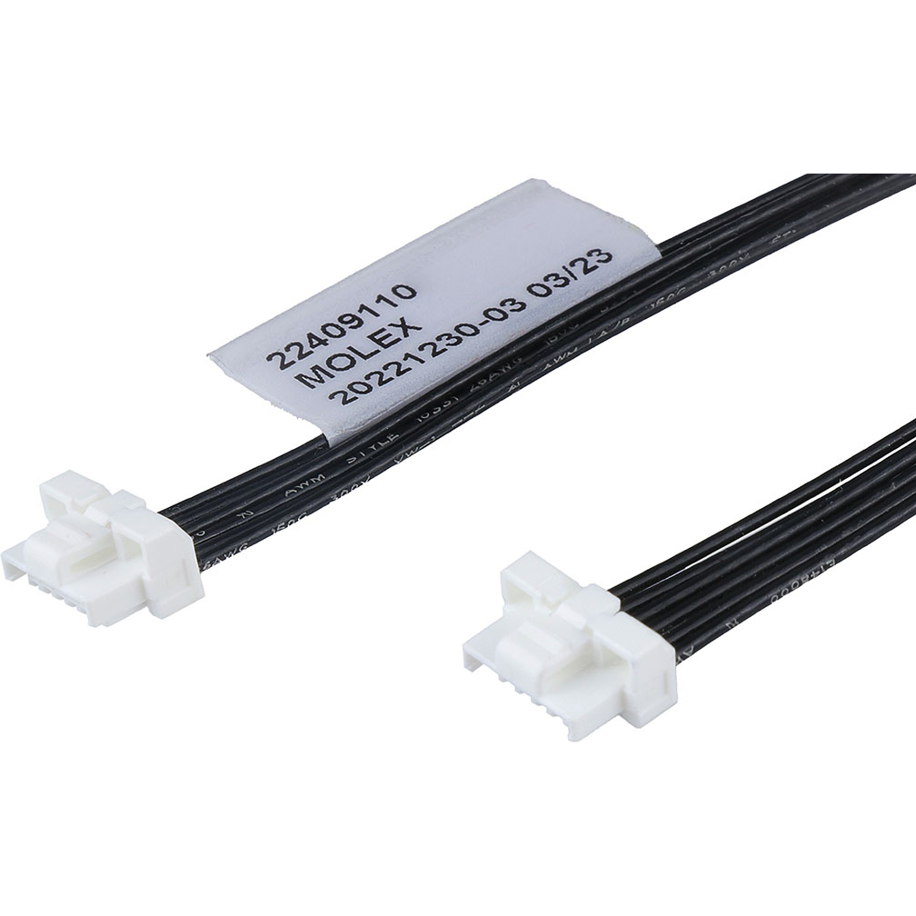 Molex-2240911063 Montajes de cables, otros Off-The-Shelf (OTS) CLIK-Mate 1.25 Cable Assemblies