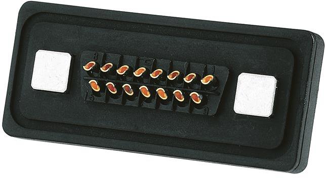 HARTING-09675156715 Steckverbinder, D-Sub Conn D-Sub SKT 15 POS Solder Cup ST Panel Mount 15 Terminal 1 Port