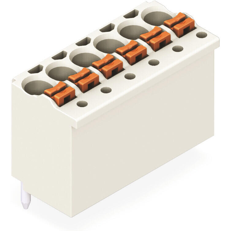 WAGO-2091-1172/000-5000 Steckverbinder, Klemmenblöcke 1-conductor THT female header 1.0 mm solder pin straight direct marking 1.5 mm2 Pin spacing 3.5 mm 2-pole