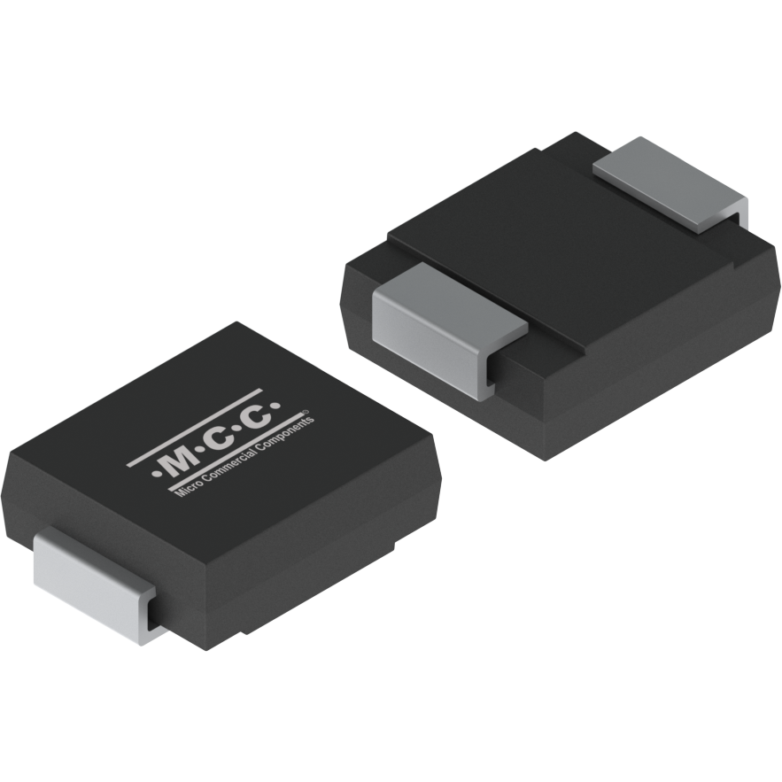Micro Commercial Components-SMLJ85CAQ-TP Überspannungsbegrenzer (TVS) Diode TVS Single Bi-Dir 85V 3KW 2-Pin SMC Automotive AEC-Q101