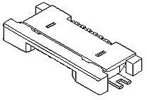 Molex-54548-2433 Conector FFC-FPC Conn FFC/FPC Connector SKT 24 POS 0.5mm Solder RA SMD Easy-On™ T/R