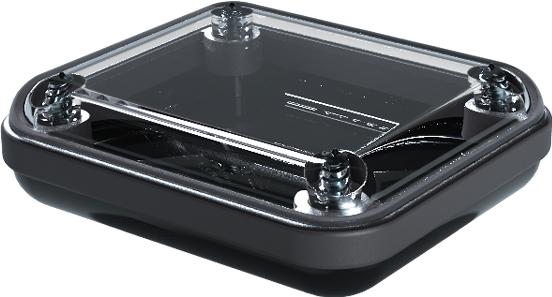 Serpac Electronic Enclosures-CX20A-CLBK-A-GM Cajas, compartimentos y anaqueles Black Polycarbonate Waterproof Pocket Enclosure with Gun Metal Seal <h4><strong>CALIFORNIA PROPOSITION</strong> ⚠️<strong>65 WARNING</strong>⚠️</h4>