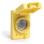 Conn Power PL 3Power/1Ground POS ST Cable Mount 4 Terminal 1 Port Watertite®