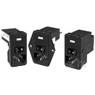 TE Connectivity-PS0SXSSXA Spannungsversorgungseingangsmodule Power Entry Module EMI/RFI Filtered M 3 POS (115VAC/230)VACVAC 10A Fuse/Switch ST 1 Port