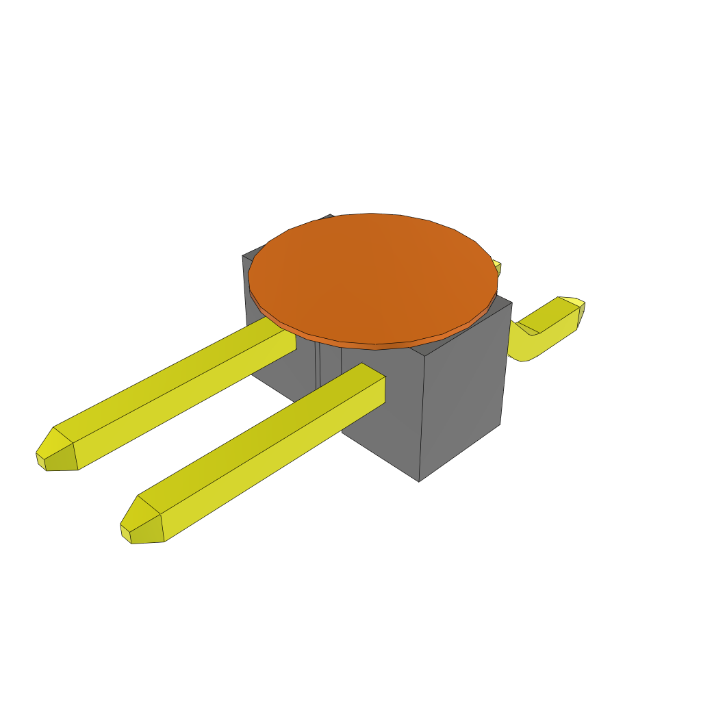 Samtec-TSM-102-01-S-SH-K-TR Steckverbinderleisten und Leiterplattenbuchsen Conn Unshrouded Header HDR 2 POS 2.54mm Solder RA Side Entry SMD T/R
