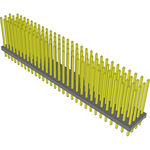 Conn Unshrouded Header HDR 120 POS 2mm Solder ST Top Entry Thru-Hole Bulk