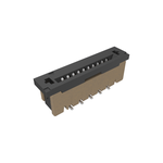 1.00mm Flex Connector, SFW Straight series, 10 Position, Top Entry Surface Mount, ZIF