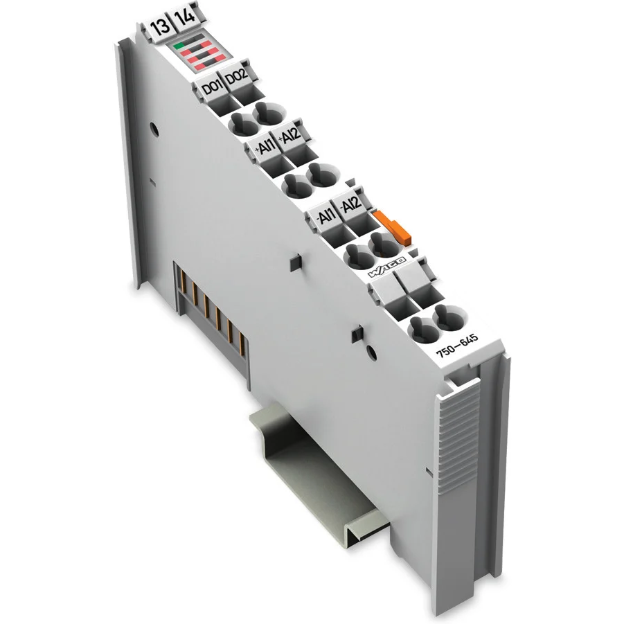 WAGO-750-645 Productos, misceláneos 2-Channel Vibration Velocity/Bearing Condition Monitoring