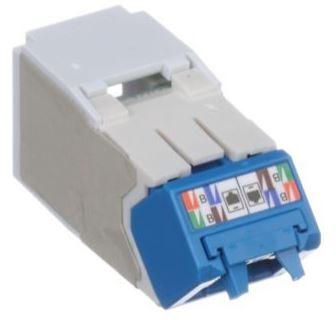 Panduit-CJUD6X88TGWH Connettore telefono e telecomunicazione Conn RJ-45 F 8 POS IDT Cable Mount 8 Terminal 1 Port Mini-Com® Cat 6a Carton