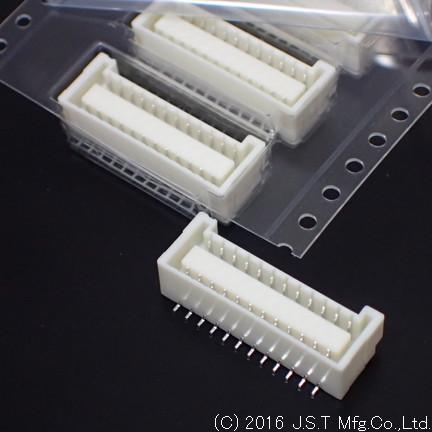 JST Manufacturing-BM24B-ZPDSS-TF (LF)(SN) Steckverbinderleisten und Leiterplattenbuchsen Conn Shrouded Header (4 Sides) HDR 24 POS 1.5mm Solder ST Top Entry SMD T/R
