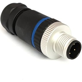 Bulgin Components PLC-PXPPAM12FIM05ASTPG9 Connecteur circulaire Conn M12 Circular PIN 5 POS Screw ST Cable Mount 5 Terminal 1 Port Buccaneer Bulk