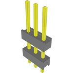 Conn Board Stacker HDR 3 POS 2.54mm Solder ST Top Entry Thru-Hole Bulk