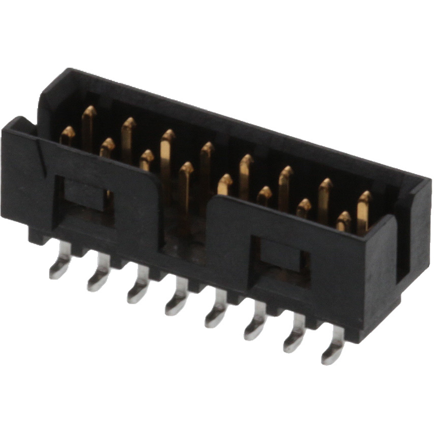Molex-0878321614 Steckverbinderleisten und Leiterplattenbuchsen Conn Shrouded Header (4 Sides) HDR 16 POS 2mm Solder ST Top Entry SMD Milli-Grid T/R