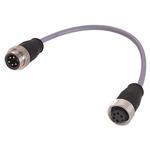 Cable Assembly Circular 2m 16AWG 7/8" Circular to 7/8" Circular 5 to 5 Straight to Straight