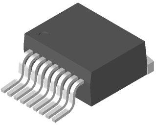 Texas Instruments-LM4755TS/NOPB Amplificador de audio Audio Amp Speaker 2-CH Stereo 11W Class-AB 10-Pin(9+Tab) TO-263 Tube