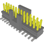 Conn Unshrouded Header HDR 26 POS 1.27mm Solder ST Top Entry SMD TIGER CLAW™ Tube