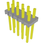 Conn Unshrouded Header HDR 10 POS 2.54mm Solder ST Top Entry Thru-Hole Bulk