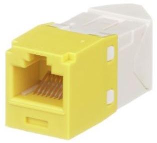 Panduit-CJLR688TGYL Telecomunicaciones y teléfono del conector Conn RJ-45 F 8 POS IDT Cable Mount 8 Terminal 1 Port Mini-Com® Cat 6 Individual