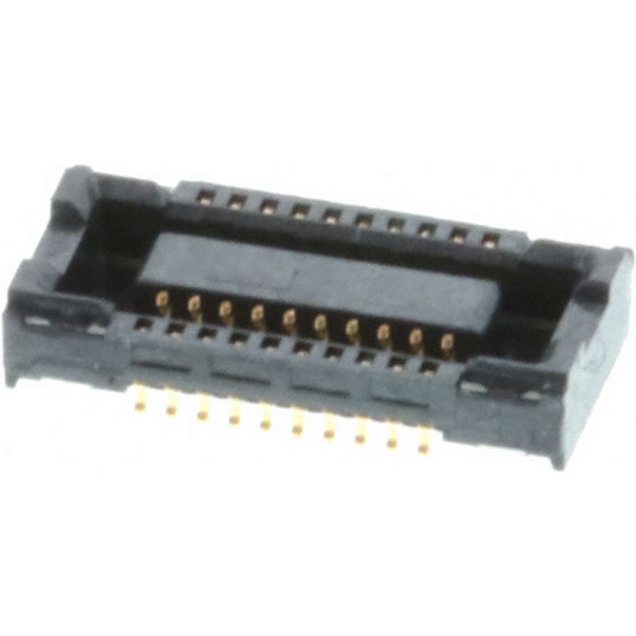 Molex-0513380274 Steckverbinderleisten und Leiterplattenbuchsen 0513380274 Molex Connector Header & PCB Receptacles Board to Board 20 POS 0.4mm Solder SMD SlimStack™ - Arrow.com