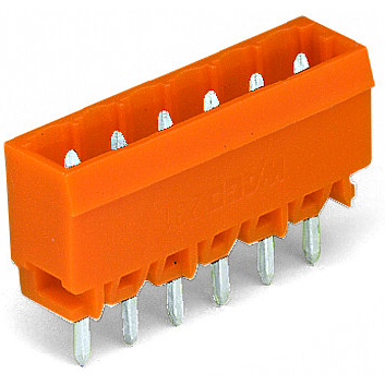 WAGO-231-347/001-000 Steckverbinderleisten und Leiterplattenbuchsen Male Connector, with straight solder pins, 17-pole, Pin spacing 5.08 mm / 0.2 in, Vertical PCB mounting, with closed end