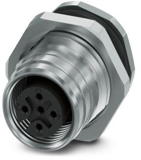 PHOENIX CONTACT-SACC-DSI-FS-5CON-M16-L180 PP Conector circular Flush-type connector, 5-position, Socket, straight