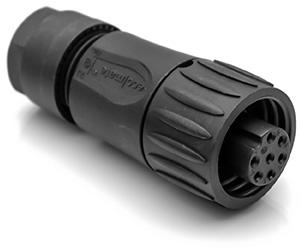 Amphenol-C016 30D006 100 12 Steckverbinder, rund Conn Circular SKT 7 POS Solder ST Cable Mount 7 Terminal 1 Port