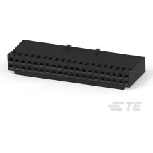 TE Connectivity-1-87977-8 Einzeladersteckverbinder, Gehäuse Conn Housing RCP 40 POS 2.54mm Crimp ST Cable Mount Black Bag