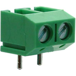 Conn Terminal Block F 2 POS 5mm Solder RA Thru-Hole 16A