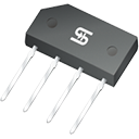 Taiwan Semiconductor-GBL205 D2G Bridge Rectifiers Diode Rectifier Bridge Single 600V 2A 4-Pin Case GBL Tube
