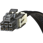 Cable Assembly UL 1061 1m 20AWG Wire to Board to Wire to Board 6 to 6 POS F-F Crimp-Crimp Nano-Fit Bag