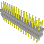 Conn Board Stacker HDR 32 POS 2mm Solder ST Top Entry Thru-Hole Bulk