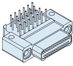 Glenair-891-009-21SA1-BRT2T Steckverbinder, D-Sub Conn Nano-D SKT 21 POS 0.32mm Solder RA Thru-Hole 21 Terminal 1 Port