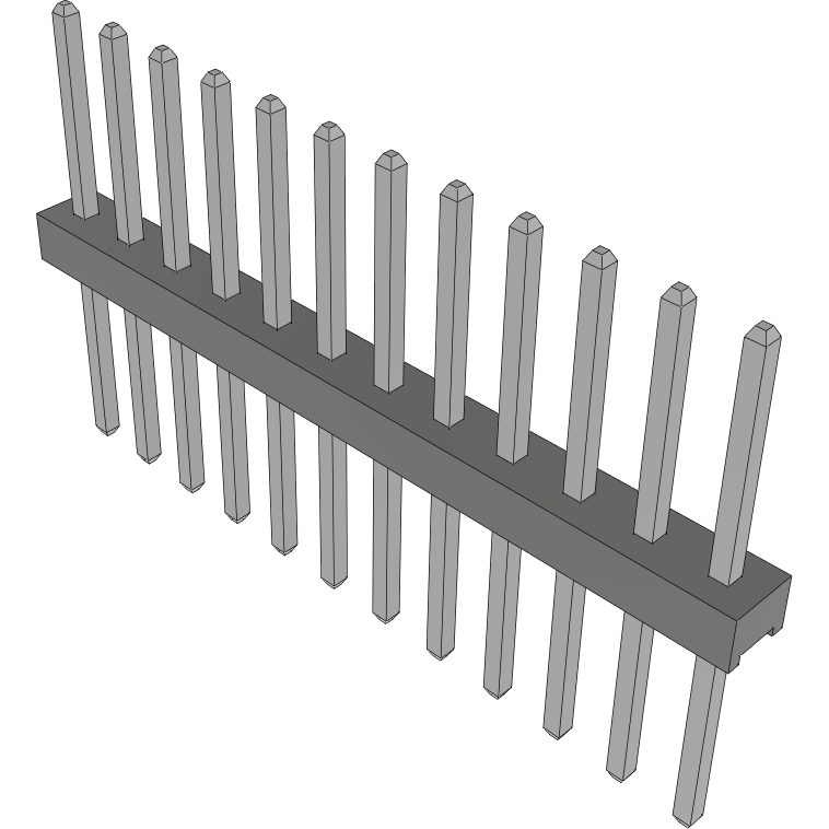 Samtec-MTMM-112-10-T-S-250 Steckverbinderleisten und Leiterplattenbuchsen Conn Unshrouded Header HDR 12 POS 2mm Solder ST Thru-Hole Bulk