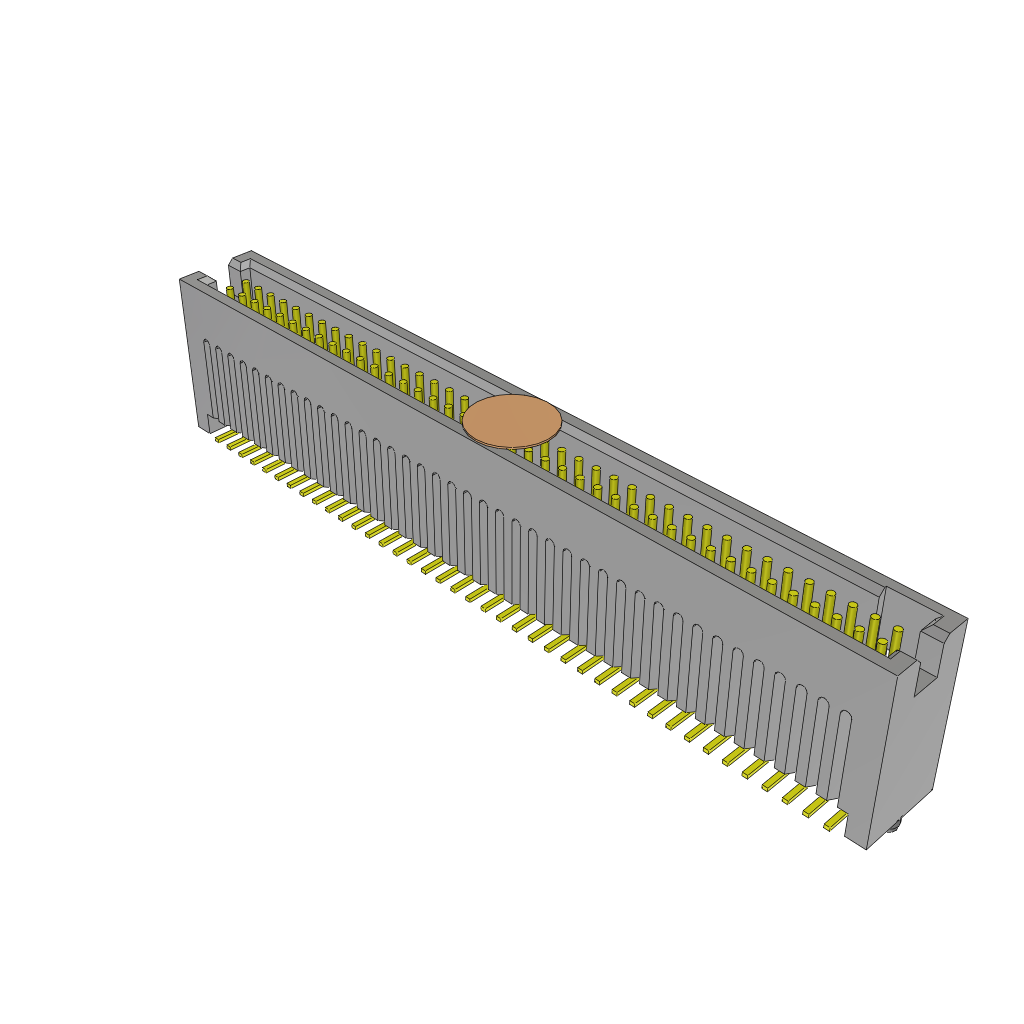 Samtec-TFC-140-32-L-D-A-K-TR Steckverbinderleisten und Leiterplattenbuchsen Conn Shrouded Header HDR 80 POS 1.27mm Solder ST SMD T/R