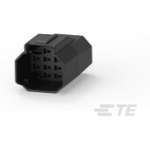 Conn Housing RCP 12 POS 2mm Crimp ST Cable Mount Black