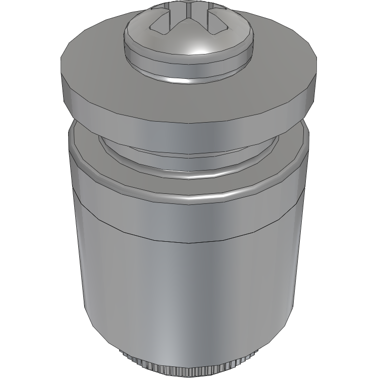 Samtec-JSO-0715-01 Isolatori a cappe Jack Screw Standoff Straight Stainless Steel Bag