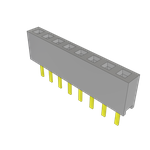 Conn Socket Strip SKT 8 POS 2mm Solder ST Top Entry Thru-Hole Tube