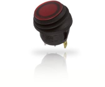 ZF Electronics-KCA2ANA1BBB Bascule de commutateur Switch Rocker ON OFF SPST Quick Connect Round Rocker 20A 250VAC 250VDC 100000Cycles