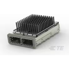 TE Connectivity-2170812-3 Steckverbinderzubehör Connector Accessories Cage/Heat Sink Assembly Right Angle Nickel Silver Alloy Box/Tray
