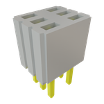 Conn Socket Strip SKT 6 POS 1.27mm Solder ST Thru-Hole Bulk