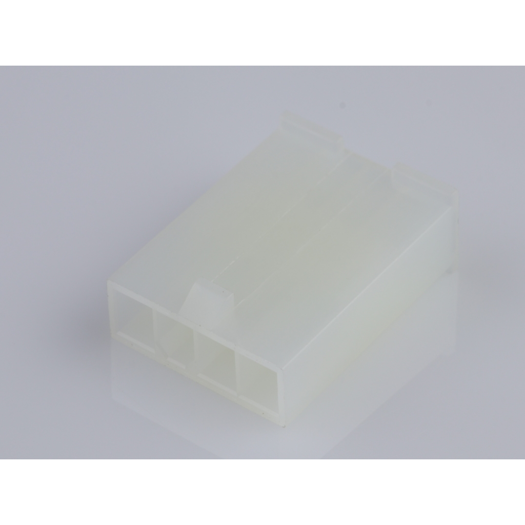 Molex-0039014046 Einzeladersteckverbinder, Gehäuse Conn Housing M 4Power POS 4.2mm Crimp ST Cable Mount Natural Mini-Fit Jr™ Bag