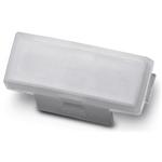 Plastic cable markers transparent unlabeled Mounting type Assembly with cable binders Cable diameter 6 mm Lettering field 29 x 8 mm