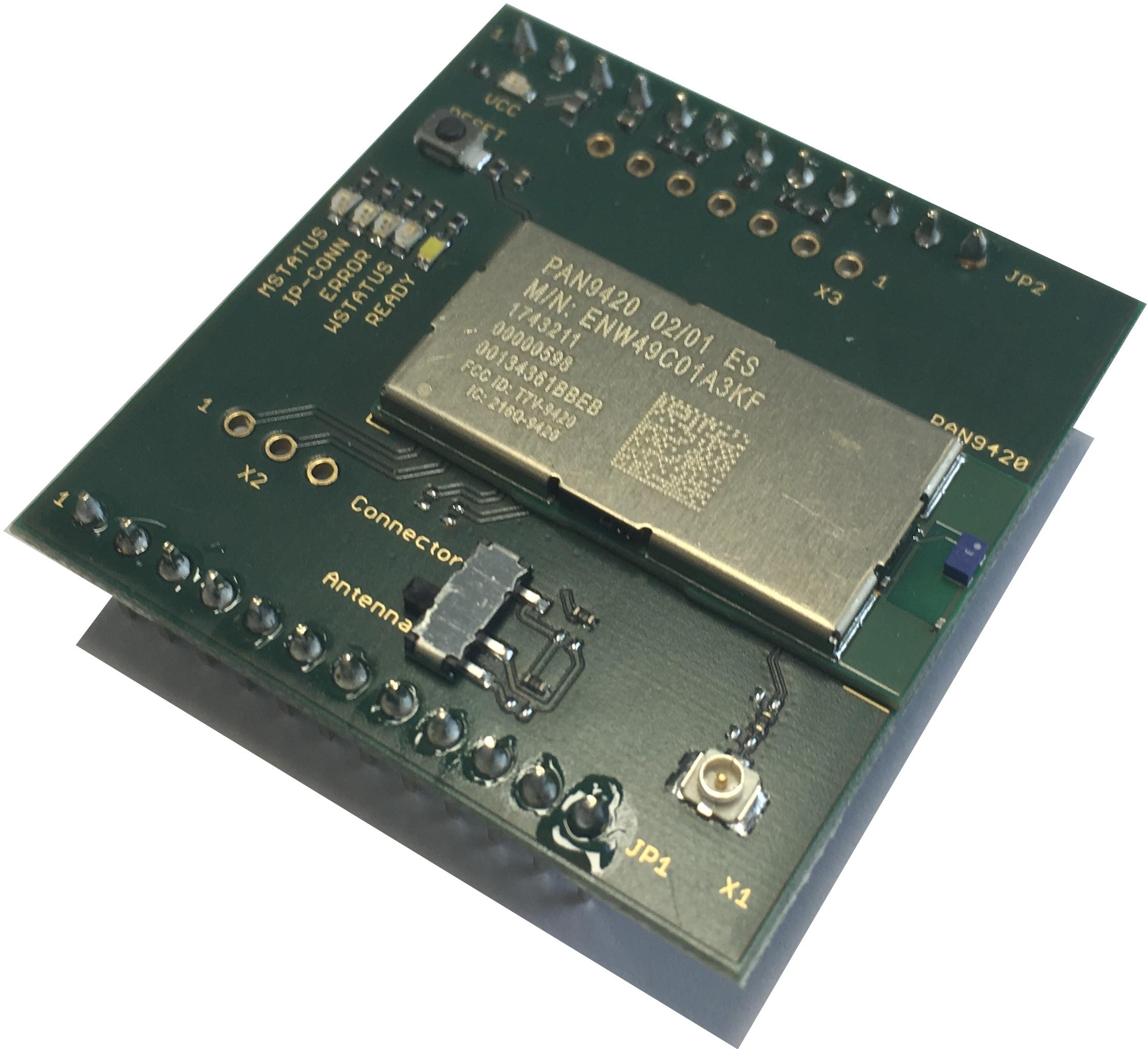 Panasonic-ENW-49C01AZKF Placas y kits de desarrollo inalámbricos/RF PAN9420 Bluetooth Daughter Board