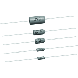 Vishay-173D336X0015XW 固体钽电容器 Cap Tant Solid 33uF 15V 20% (4.57 X 10.67mm) Axial 125°C T/R